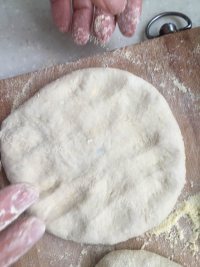 好吃的家常牛肉饼做法图解4)