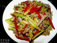 泡椒牛肉丝自制