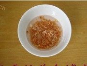 家常菜虾米炒青菜做法图解2)