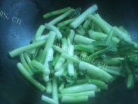 家常菜清炒菜心做法图解4)