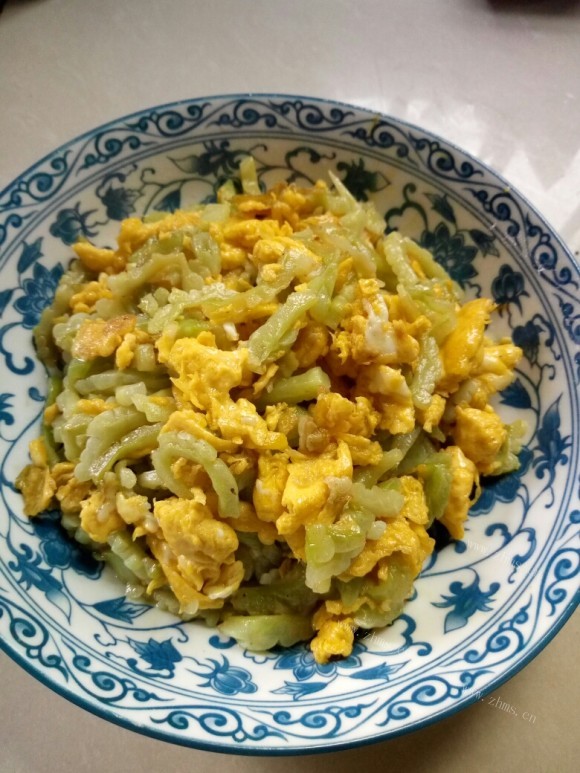 好吃的苦瓜炒蛋