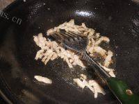 家常菜肉丝炒豆角做法图解4)