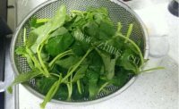 炝菠菜做法图解1)