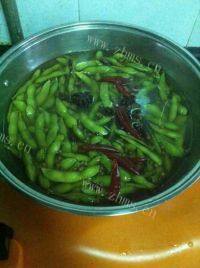 下酒菜卤毛豆做法图解3)
