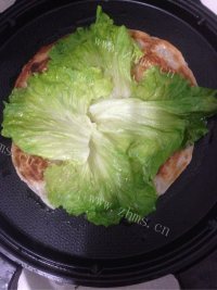 好吃的素煎手抓饼做法图解5)