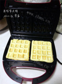 自制原味华夫饼做法图解6)