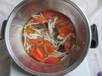 营养海参菌菇蛋花汤做法图解9)