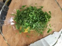 自制蔬菜鸡蛋饼做法图解3)