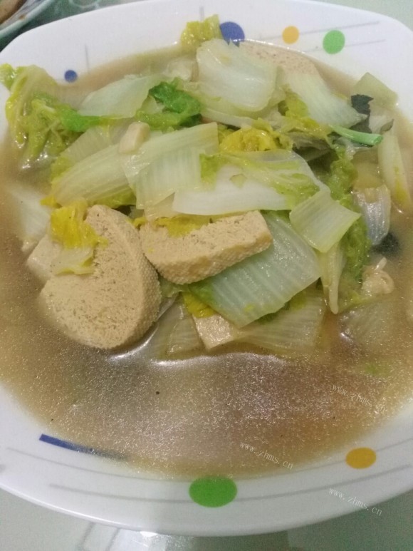 白菜烧豆腐