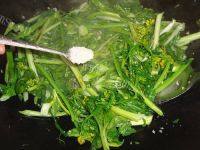 家常菜清炒油菜心
