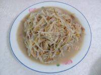家常菜肉丝炒豆芽