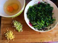 家常菜蛋酱菠菜做法图解2)