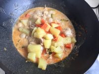 美味的咖喱鸡肉饭做法图解6)