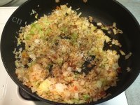 美味的乌鱼子炒饭做法图解10)