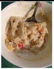美味的冰糖水果藕丸羹做法图解3)