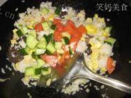 自己做的多彩蛋炒饭做法图解10)