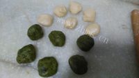 自制抹茶红豆酥做法图解2)