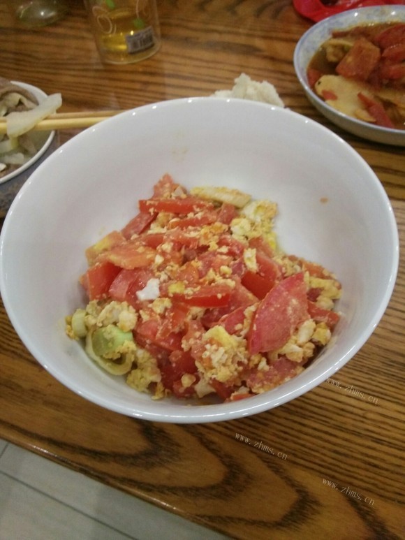 独特的西红柿炒鸡蛋