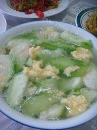 家常菜丝瓜蛋花汤