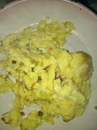 美味的青椒火腿胡萝卜炒饭做法图解7)