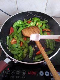 DIY-红椒炒扁豆做法图解8)