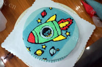 极速小火箭生日蛋糕的做法图解十二