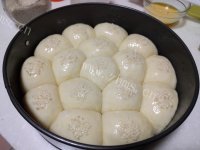 香甜可口的炼奶豆沙包做法图解14)