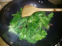 #爱美食#豆豉鲮鱼油麦菜做法图解4)