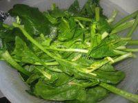 花生菠菜塔做法图解1)
