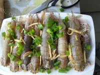 珍馐美味的清蒸皮皮虾做法图解4)