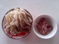 家常菜蘑菇炒肉做法图解1)