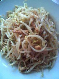 家常菜绿豆芽炒肉丝