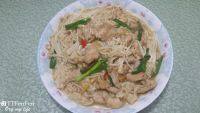 家常菜金针菇炒肉片