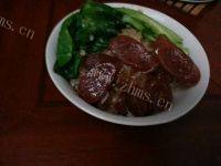 美味煲仔饭电饭锅版做法图解7)