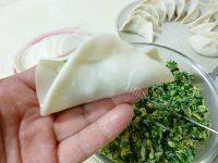 自己做的荠菜鸡蛋水饺做法图解4)