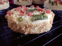 自制肉松沙拉面包