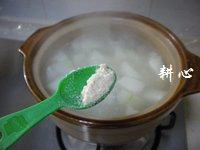 美味的冬瓜干贝汤