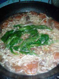 自己做的西红柿牛肉面