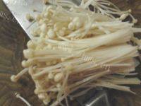 #爱美食#炒金针菇做法图解1)