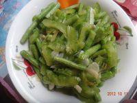 家常菜苦瓜炒豆角