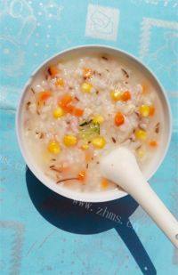 营养丰富的香菇鸡肉粥做法图解20)