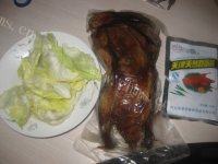 北京烤鸭卷饼做法图解11)