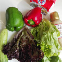 健康的芝香蔬菜沙拉的做法图解一