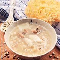 美味的薏米银耳百合汤做法图解11)