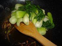 家常菜香菇扒油菜做法图解10)