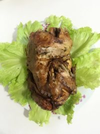 美味的电饭煲版烤鸡做法图解15)