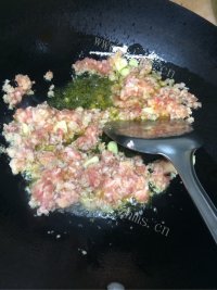 家常菜肉末豆腐做法图解3)