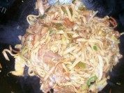 包菜炒面