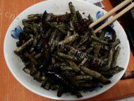 诱人的干煸豆角