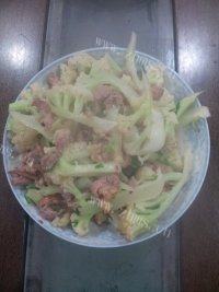 美美厨房之花菜炒肉